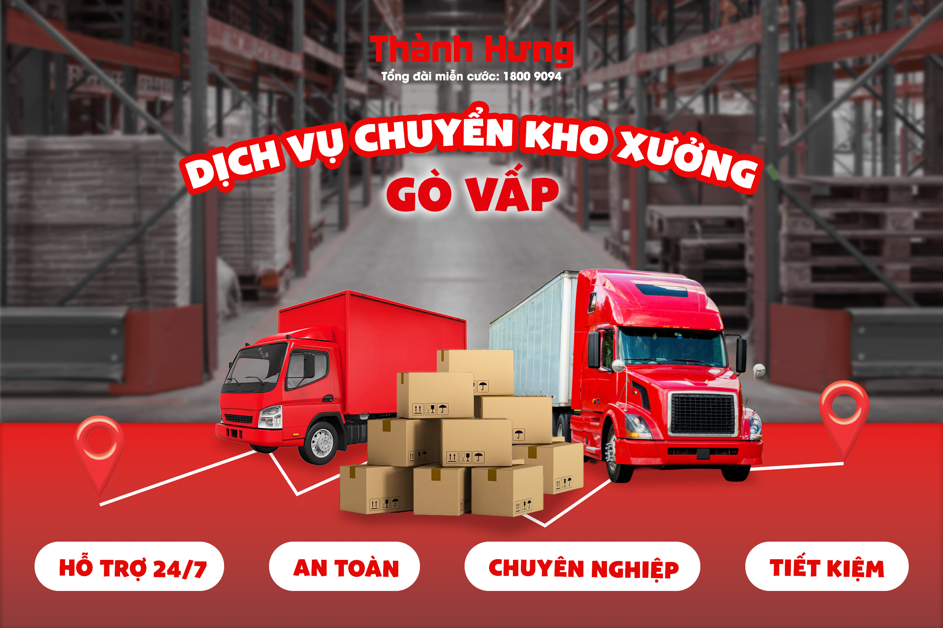Dịch vụ chuyển kho xưởng Gò Vấp trọn gói