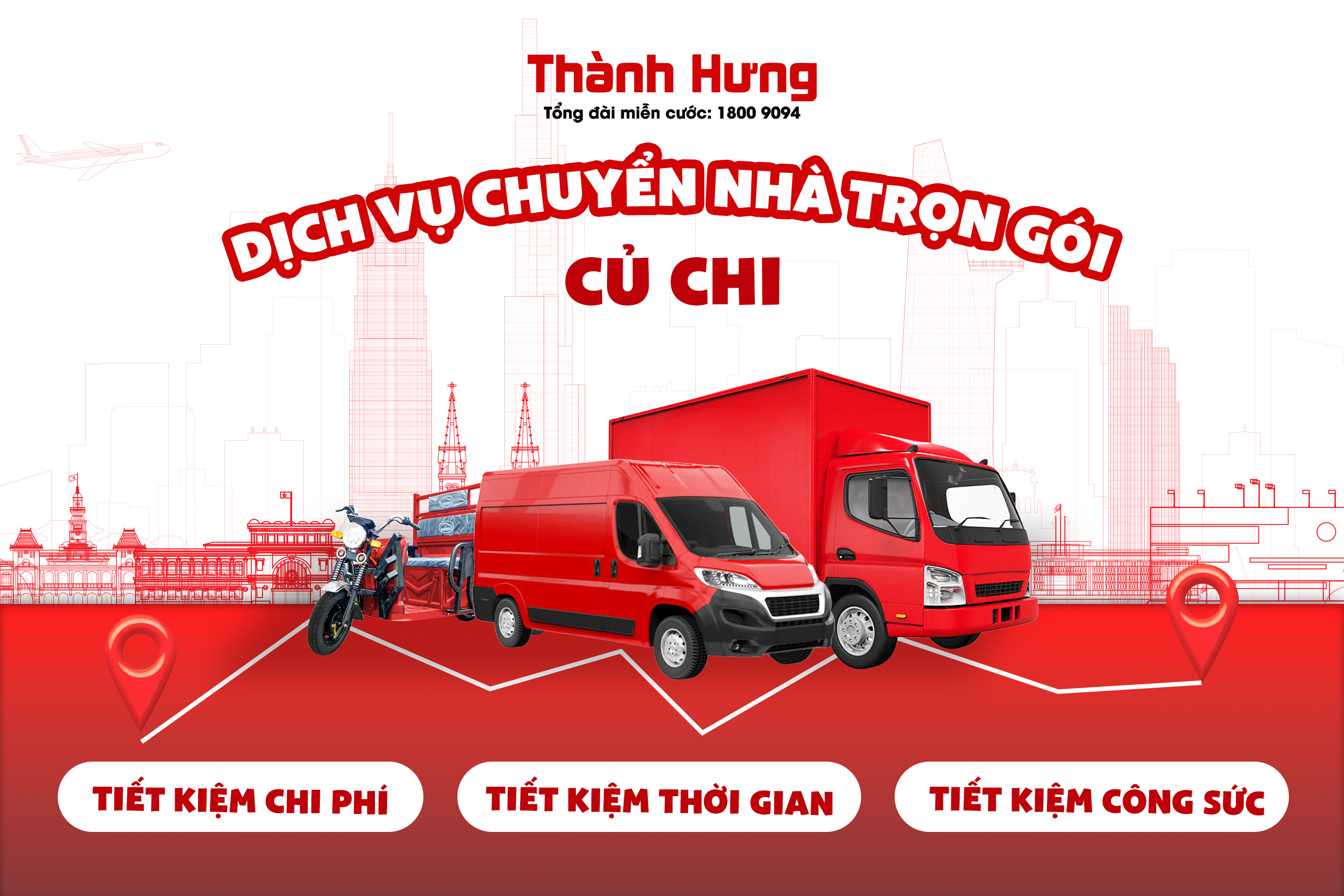 Dịch vụ chuyển nhà trọn gói Củ Chi