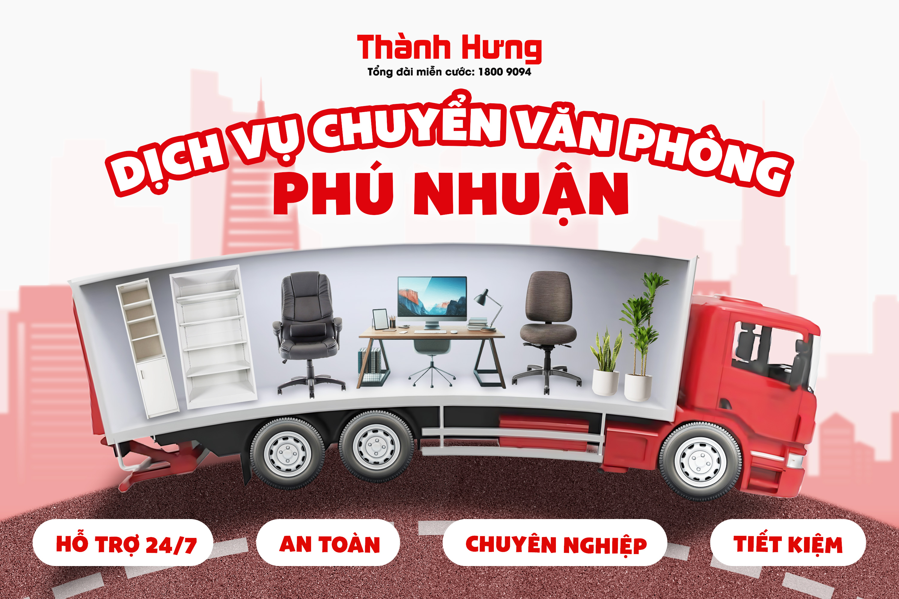 Dịch vụ chuyển văn phòng Phú Nhuận trọn gói