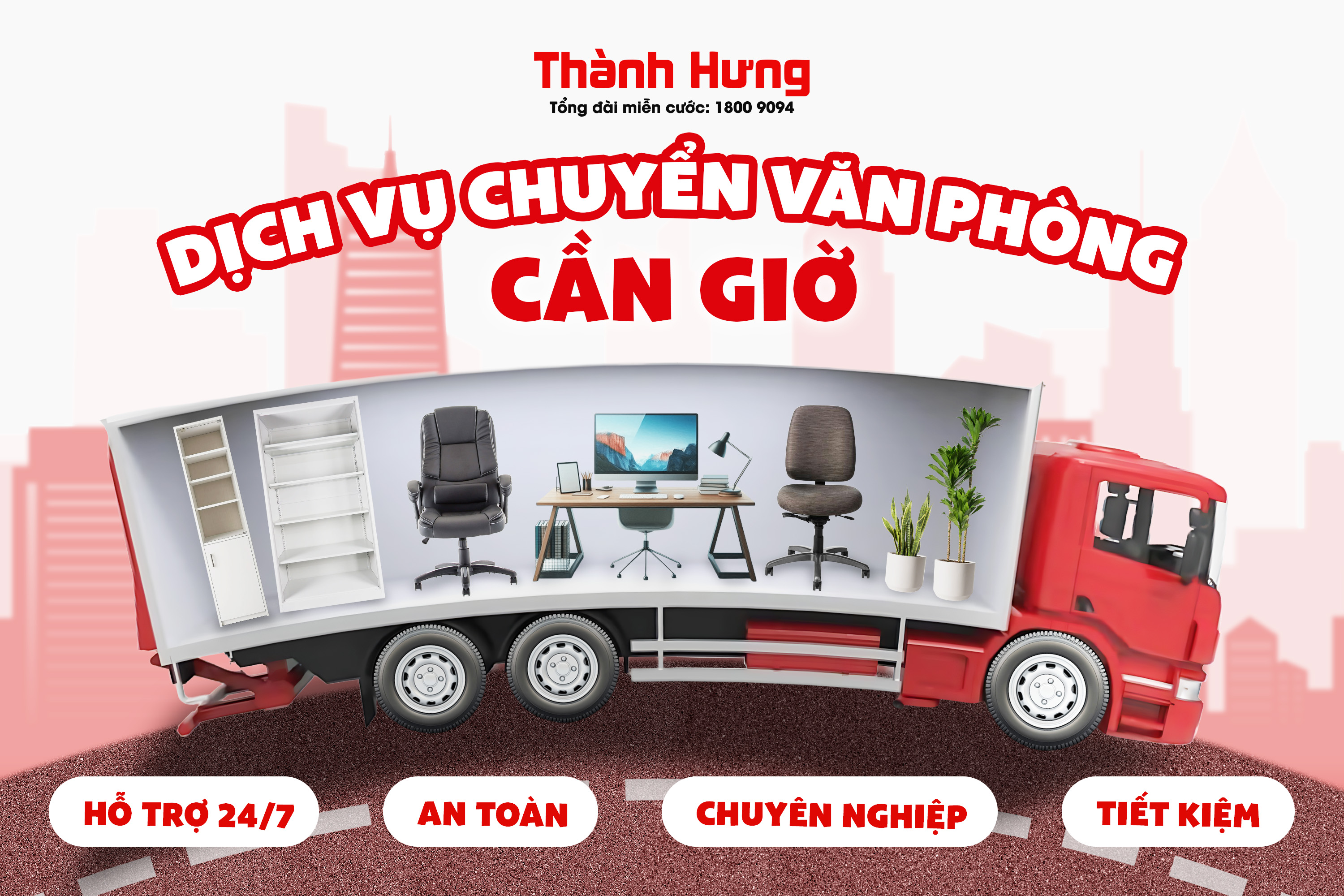 Dịch vụ chuyển văn phòng Cần Giờ trọn gói
