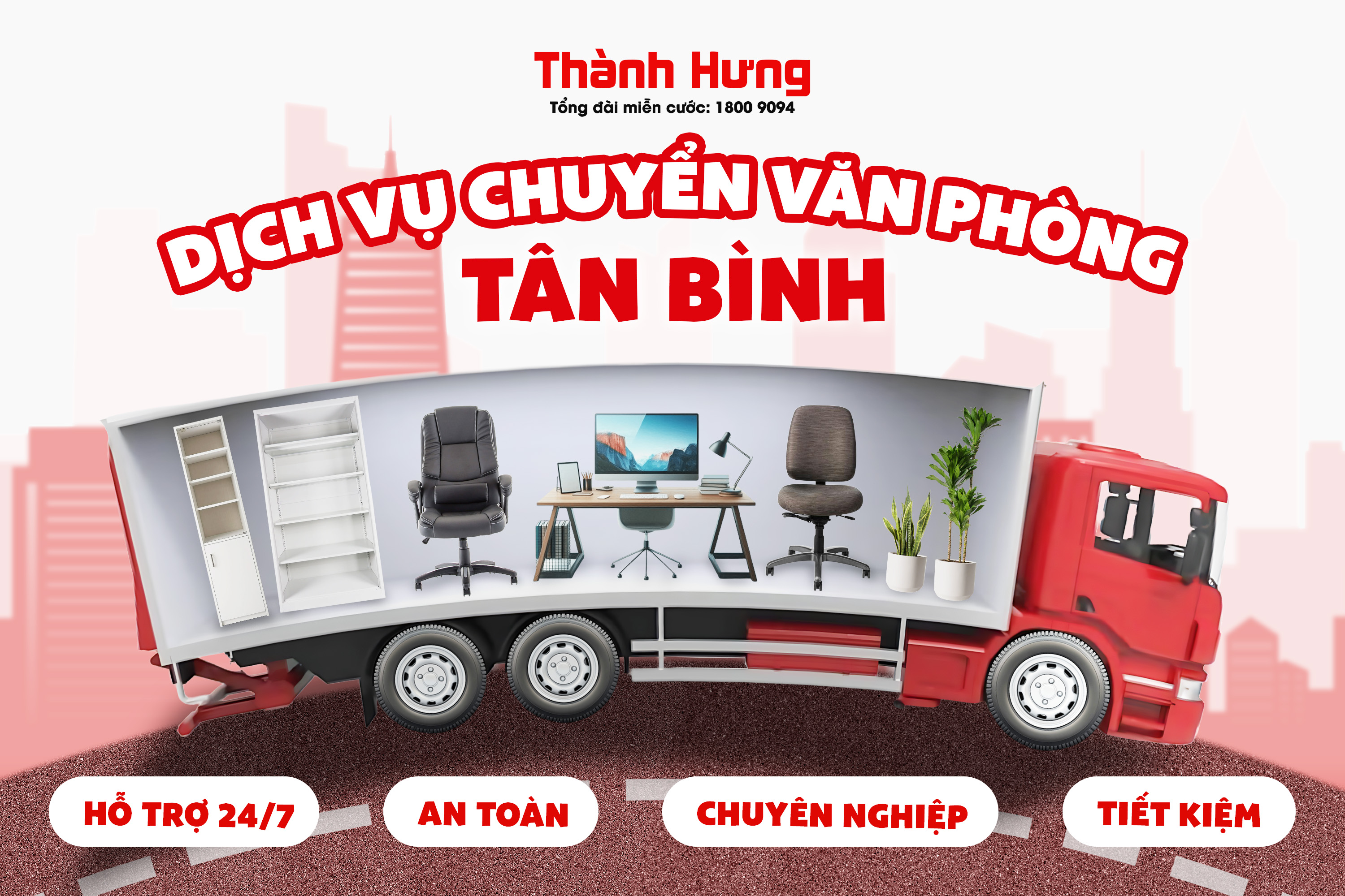 Dịch vụ chuyển văn phòng Tân Bình trọn gói