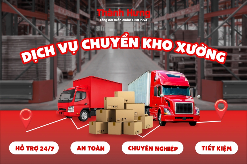 Dịch vụ chuyển kho xưởng